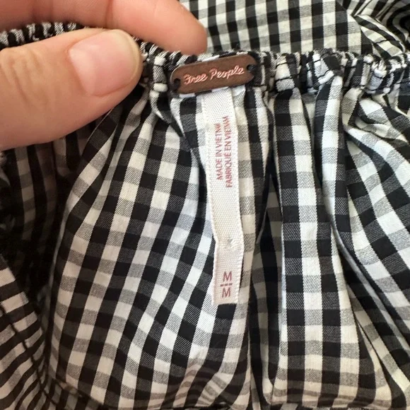 Free People Take It Easy Gingham Top - Picture 5 of 6